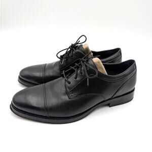 Cole Haan Carnegie Cap Toe Oxford Shoes Lace-Up Men's Black Size US9M EU42